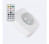 TechBrey Détecteur de Mouvement Haute Sensibilité PIR 360º IP65 avec Télécommande Blanc Blanc G