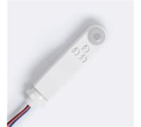 TechBrey Détecteur de Mouvement PIR Crépusculaire 360º En Saillie Extérieur IP65 avec Télécommande Blanc Blanc