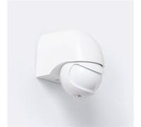 TechBrey Détecteur de Mouvement RADAR Crépusculaire 180º Mural Extérieur IP44 Blanc Blanc