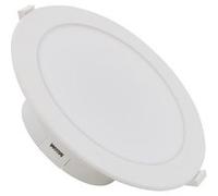 TechBrey Downlight LED 25W Rond Bain IP44 Coupe Ø 145mm 5000K Blanc froid Blanc G