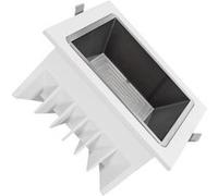 TechBrey Downlight LED 30W Carrée Premium CRI90 Coupe 145x145 mm Sélectionnable (chaud-neutre-froid) Blanc / Gris