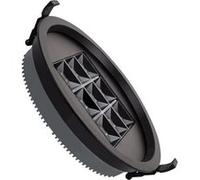 LEDKIA LIGHTING Downlight LED 30W Rond AERO UGR13 Coupe Ø 200 mm Noir 6000K Blanc froid