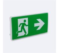 TechBrey Éclairage de Secours LED Encastré/Saillie 130lm Permanent/Non Permanent avec Panneau IP65 Coupe 150x310 mm 41 mm G
