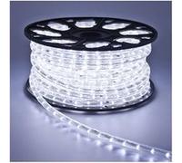 TechBrey Gaine LED Ronde 220V AC 36 LED/m Blanc Neutre IP65 sur Mesure Coupe Tous les 100cm 10 m Blanc