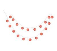 TechBrey Guirlande LED 20 Boules Red Sugar 3.15m/4.35m