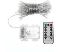 Guirlande LED à Piles pour Parasol 1m Blanc Chaud 2700K - 3200K