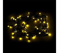 TechBrey Guirlande LED Câblée Transparente 3m Jaune Jaune