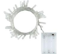 TechBrey Guirlande LED Extérieure à Piles 5m Bleu Blanc G