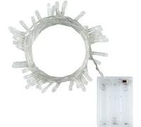 TechBrey Guirlande LED Extérieure à Piles 5m Rose Blanc G