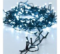 TechBrey Guirlande LED Extérieure Câble Noir Blanc Froid Racimo 8m 5000K Blanc froid