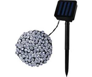TechBrey Guirlande LED Extérieure Solaire Câble 22m 3000K Blanc chaud Blanc Chaud G
