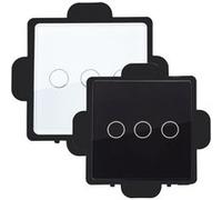 TechBrey Interrupteur Tactile Triple Modern Noir Noir G