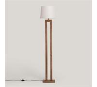 TechBrey Lampadaire Bois Abner Naturel Naturel G
