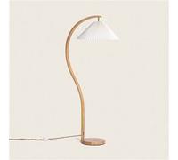 TechBrey Lampadaire Bois Luanda Blanc Blanc G