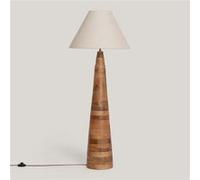 TechBrey Lampadaire Bois Zeil Rajesh ILUZZIA Beige Beige