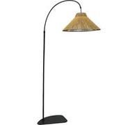 TechBrey Lampadaire Extérieur Métal et Corde Montreal Naturel Naturel