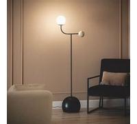 TechBrey Lampadaire Métal Bradwall Noir Noir G
