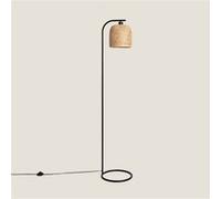 TechBrey Lampadaire Métal et Bambou Adola Naturel Naturel G
