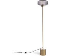 Lampadaire Métal Et Verre Windsor Doré