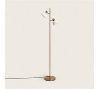 TechBrey Lampadaire Métal Magda Blanc Blanc