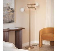 TechBrey Lampadaire Métal Rowsley Doré Doré G