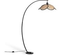 LEDKIA LIGHTING Lampadaire Rotin Arc Naturel E27