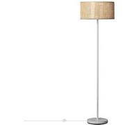 TechBrey Lampadaire Rotin et Métal Baracoa Blanc Blanc G