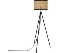 TechBrey Lampadaire Rotin et Métal Huela Naturel Naturel G