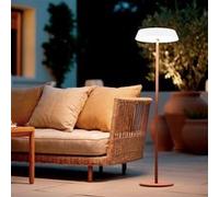 TechBrey Lampadaire Solaire Extérieur Aldana 2.6W Terre cuite Terre cuite