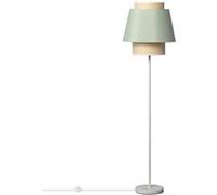 LEDKIA LIGHTING - Lampadaire Textile Chulu | Design Méditerranéen Élégant | Compatible Ampoules LED E27 | Idéal pour Salon, Chambre, Cuisine | Vert, Textile