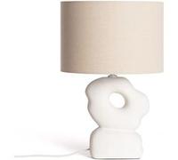 LEDKIA LIGHTING Lampe à Poser Céramique Illinois Blanc