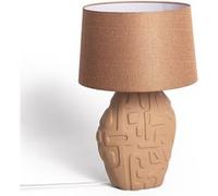 TechBrey Lampe à Poser Céramique Surab Beige Beige G
