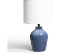 Lampe À Poser En Céramique Botijo Bleu Foncé
