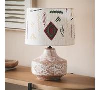 Lampe à Poser en Tissu et Céramique Agra