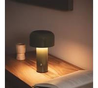 TechBrey Lampe à Poser LED 2W Portable Métal avec Batterie USB Rechargeable Zaipi Rouge Rouge G