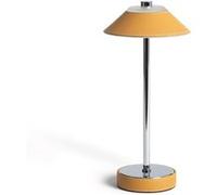 TechBrey Lampe à Poser LED 3W Portable Cuir et Métal avec Batterie USB Rechargeable Limer Brun Brun G