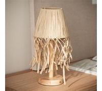 TechBrey Lampe à Poser LED Bois 1W Portable avec Batterie USB Rechargeable Soure Naturel Naturel G