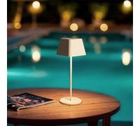Lampe À Poser Led Extérieure Portative Aluminium 1,2 W Avec Batterie Rechargeable Willy Blanc