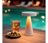 LEDKIA LIGHTING Lampe à Poser LED Portable Extérieure Catinca Brun