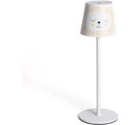 TechBrey Lampe à Poser LED Portable 3W Anisa Kids Métal avec Batterie Rechargeable USB Orange Orange G
