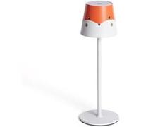 TechBrey Lampe à Poser LED Portable 3W Anisa Kids Métal avec Batterie Rechargeable USB Orange Orange G