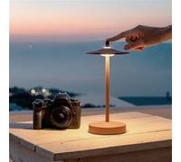 TechBrey Lampe à Poser LED Portable Extérieure Métal avec Batterie Rechargeable Milevani Laiton Laiton