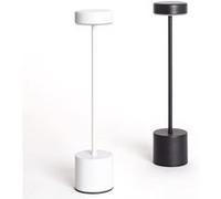 TechBrey Lampe à Poser LED Portative 2W Zimba avec Batterie Rechargeable USB Noir Noir G