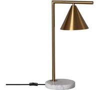 TechBrey Lampe à Poser Marbre et Métal Tinos Doré Doré G