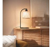 LEDKIA LIGHTING Lampe à poser Adola métal et bambou naturel