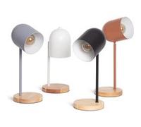 TechBrey Lampe à Poser Métal Kidonge Noir Noir