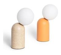 TechBrey Lampe à Poser Métal Society Saumon mat Saumon mat G