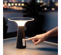 Lampe de Table Solaire d'Extérieur LED Portable avec Batterie USB Rechargeable
