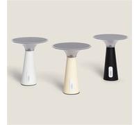 Lampe De Table Solaire D'extérieur Led Portable Avec Batterie Usb Rechargeable Soucha Blanc