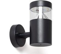 TechBrey Lampe Murale LED Extérieure 5W Acier Inoxydable Inti Black 3000K Blanc chaud Blanc